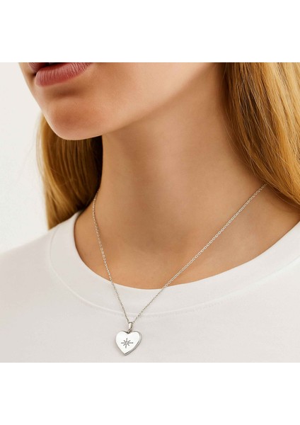 Pure Kalp Gümüş Kolye fiyatları