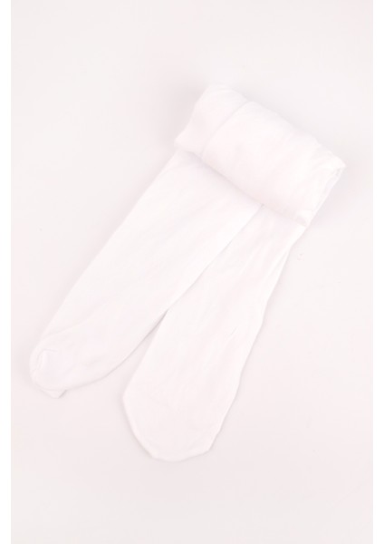 Beyaz Kız Çocuk Muz Külotlu Çorap fırsatları