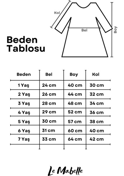 Beyaz Uzun Kollu Fisto Yaka Detaylı Kız Çocuk Elbise - Jesicca