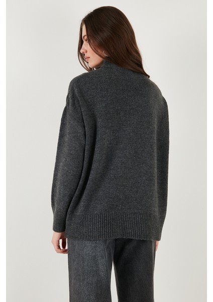 Oversize Fit Balıkçı Yaka Yumuşak Dokulu 2'li Paket Triko Kazak Bayan Kazak 680KZ00469S2 indirimleri