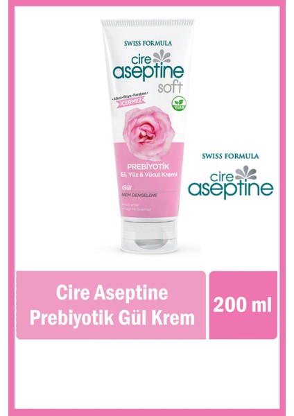 El, Yüz ve Vücut Kremi 200 ml Prebiyotik Gül