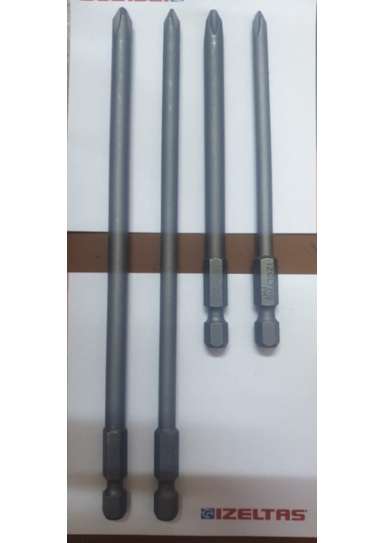 Yıldız Bits Uçları 4 Parça (PH2*100,PH2*150,PH1*100,PH1*150)