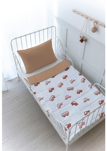 Bebek Yorgan Seti (95X145 Cm) - Iconic Serisi - Vintage Car