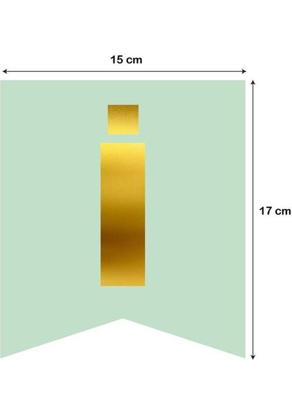 Çok Renkli İyi Ki Doğdun Flama Banner modelleri