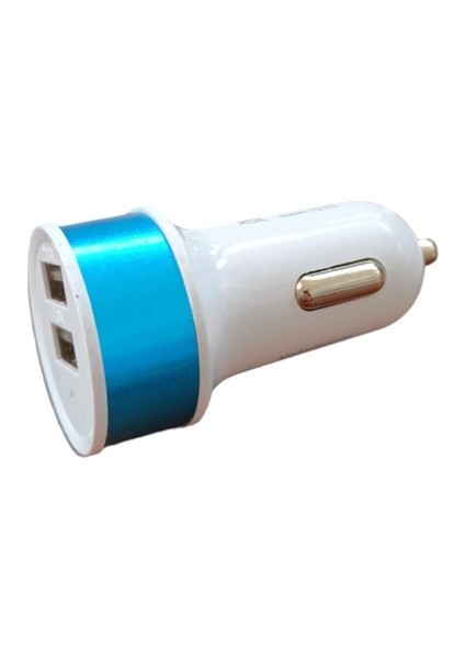 Araba Araç Içi USB Çakmaklık Şarj Adaptörü Başlığı (Çift USB Girişli, Hızlı Şarj)
