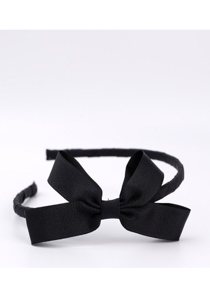 Siyah Fiyonk Detaylı Kız Çocuk Taç modelleri