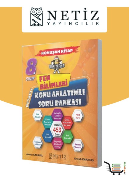 Netiz 8.sınıf Fen Bilimleri Konuşan Kitap Konu Anlatımlı fiyatları