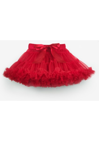 Kırmızı Kız Çocuk Tütü Etek - Bonita