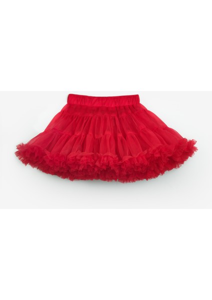 Kırmızı Kız Çocuk Tütü Etek - Bonita