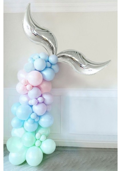Çok Renkli Deniz Kızı Zincir Balon Set fiyatları