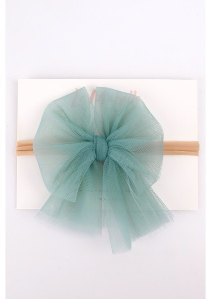 Mint Tül Fiyonk Saç Bandı modelleri