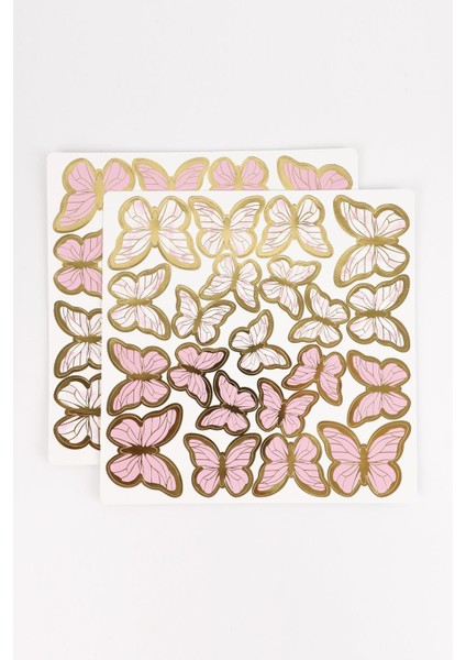 Pembe Dekoratif Kelebek Parti Süsü modelleri