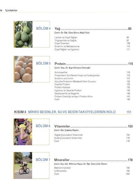 Spor, Egzersiz ve Sağlık Için Beslenme modelleri