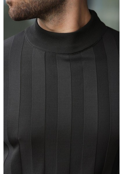 Antrasit Yarım Balıkçı Erkek Triko Kazak E7423 fiyatları