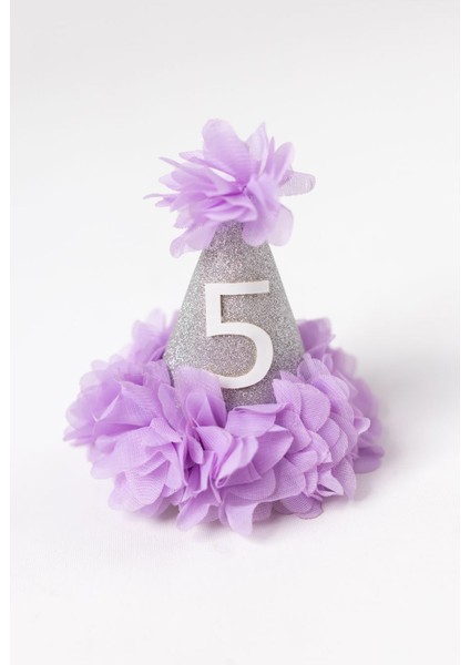 Lila 5 Yaş Huni Doğum Günü Klips Toka fırsatları