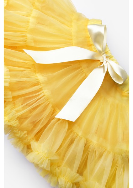 Sarı Kız Çocuk Tütü Etek - Bonita