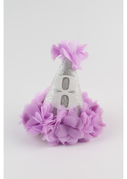 Lila 8 Yaş Huni Doğum Günü Klips Toka fırsatları