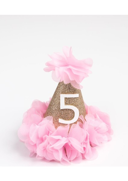 Pembe 5 Yaş Huni Doğum Günü Klips Toka fırsatları