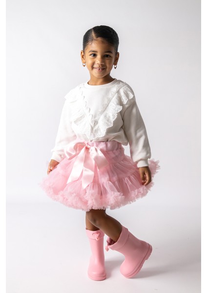 Pembe Kız Çocuk Tütü Etek - Bonita
