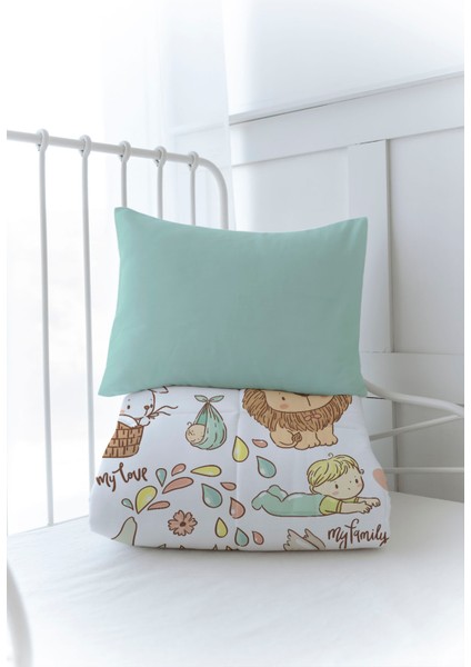 Bebek Yorgan Seti (95X145 Cm) - Iconic Serisi - Sevimli Hayvanat Bahçesi modelleri