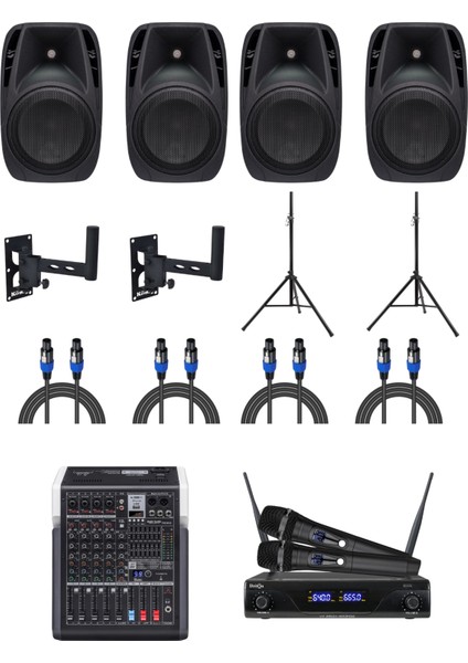 DRT-0010 Askı ve Stand Hoparlör Mağaza Dükkan Kafe Seslendirme ve Okul Anons Sistemi