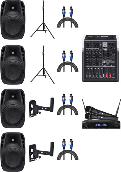 DRT-0010 Askı ve Stand Hoparlör Mağaza Dükkan Kafe Seslendirme ve Okul Anons Sistemi fiyatları