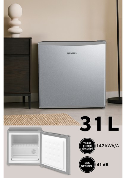 31L Mini Dondurucu Silver HFR-50SL fiyatları