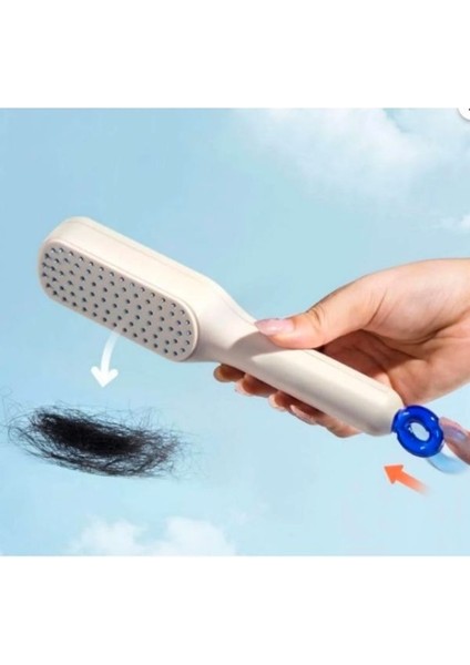 Otomatik Kendini Temizleyen Tarak Sihirli Geri Çekilebilir Saç Fırçası Masaj Anti-Statik indirimleri