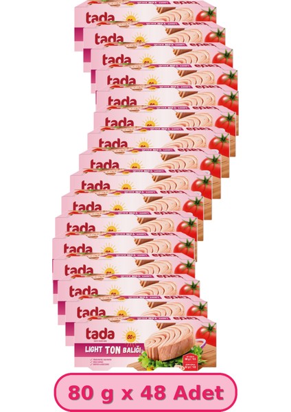 Light/hafif Ton Balığı 80 gr x 48 Adet