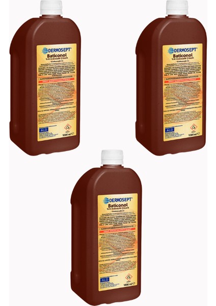 Baticonol Antiseptik Çözelti 1000ML 3 Adet