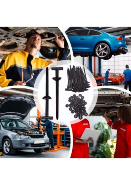 Otomobil Araba Motor Kapı Tampon Tamiri Için Plastik Panel Tutma Klipsi 10 Adet