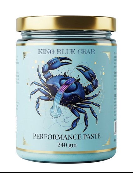 Crab Mavi Yengeç Karışık Ballı Atom Macun 240 gr