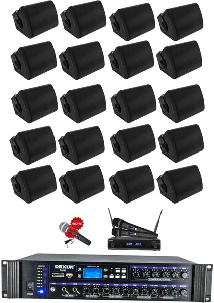 Drt-5 Sütun Hoparlör Mağaza Dükkan Kafe Seslendirme ve Okul Anons Sistemi