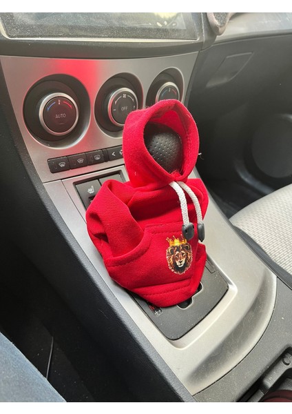 Vites Poları - Her Araca Uyumlu Vites Süsü Kırmızı Aslan Logolu Taraftar Yıkanabilir Renkli modelleri