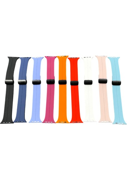 Original Accessories Ithink Silikon Mıknatıslı Kordon Pim Girişli Akıllı Saat Uyumlu modelleri