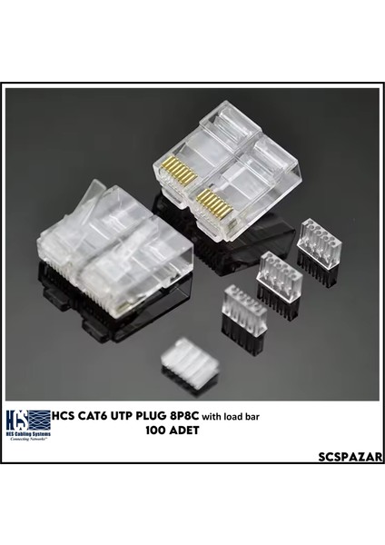 RJ45 Cat6 Utp Connector 8P8C Plug fiyatları