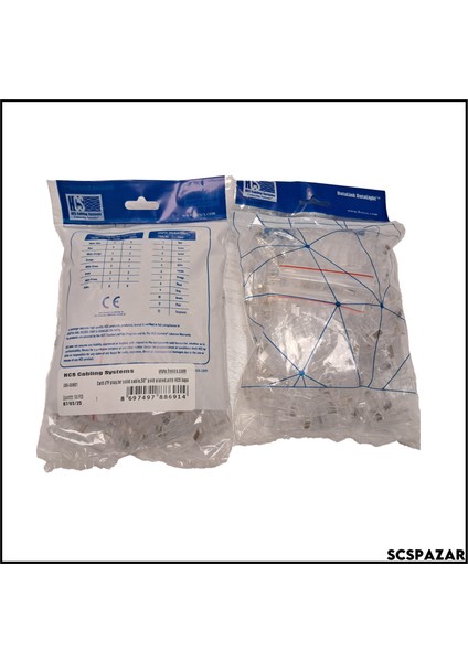 RJ45 Cat6 Utp Connector 8P8C Plug modelleri