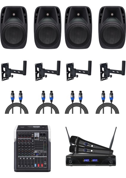 DRT-0010 Askı Aparatlı Hoparlör Mağaza Dükkan Kafe Seslendirme ve Okul Anons Sistemi