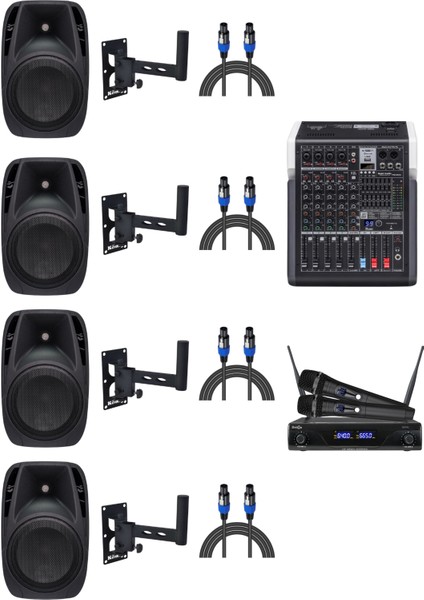 DRT-0010 Askı Aparatlı Hoparlör Mağaza Dükkan Kafe Seslendirme ve Okul Anons Sistemi modelleri