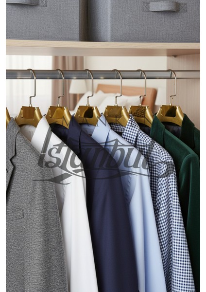 5 Adet Ev Tipi 44 cm Gold Plastik Ceket Askısı Buluz Askısı Elbise Askısı Kıyafet Askısı fiyatları