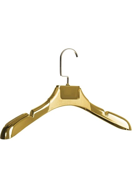 5 Adet Ev Tipi 44 cm Gold Plastik Ceket Askısı Buluz Askısı Elbise Askısı Kıyafet Askısı modelleri