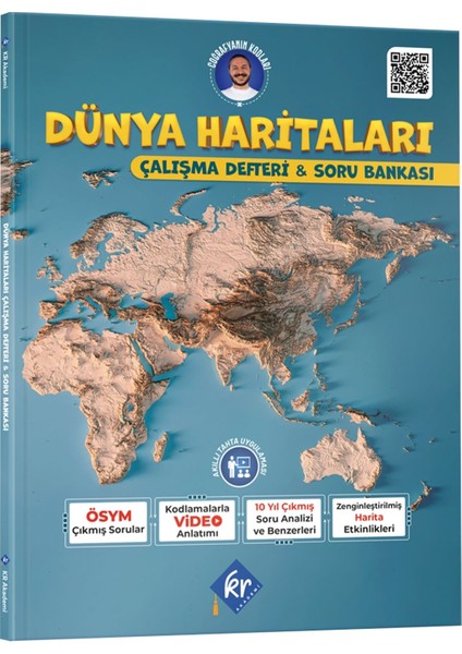 Coğrafyanın Kodları Dünya Haritaları Çalışma Defteri ve Soru Bankası