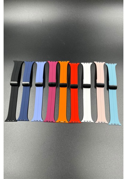 Original Accessories Ithink Silikon Mıknatıslı Kordon Pim Girişli Akıllı Saat Uyumlu indirimleri