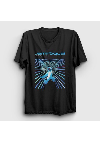Unisex Siyah A Funk Odyssey Jamiroquai T-Shirt