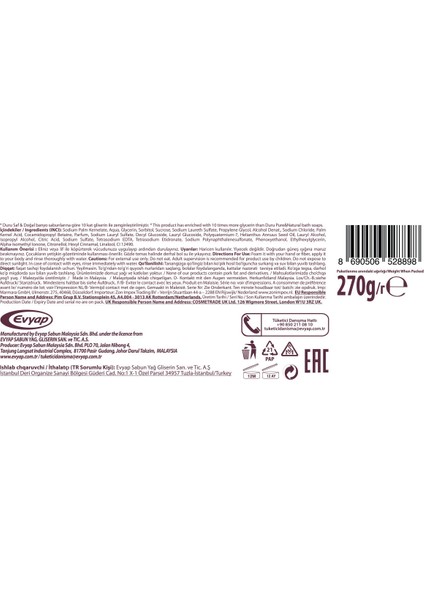Hydro Pure Sakuraçiçeği 6 Adet Sabun 3X270 gr Gluten Içermez indirimleri