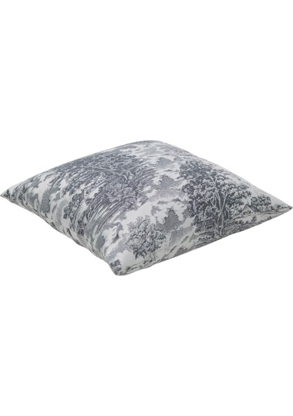 Yüksek Kaliteli Desenli Jakarlı Dokuma Kumaş 45 x 43 cm (İçi Dolu) Gri Ağırlıklı fiyatları