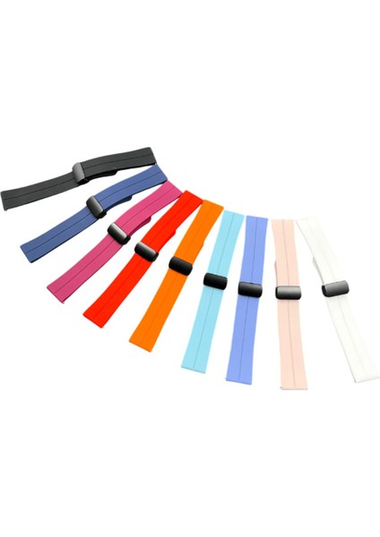 Original Accessories Ithink Silikon Mıknatıslı Kordon Pim Girişli Akıllı Saat Uyumlu