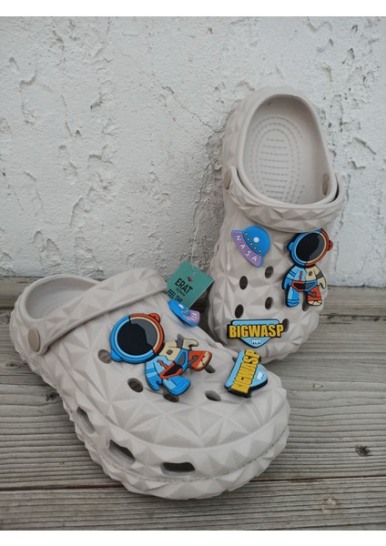 Kristal Desen Uzaylı Çocuk Terlik