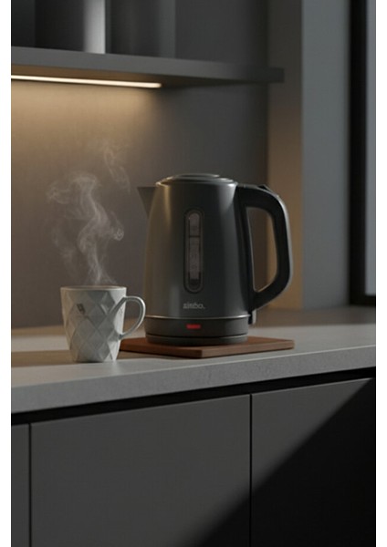 Inox Su Isıtıcı Kettle Paslanmaz Çelik SK-8031 Koyu Gri fırsatları