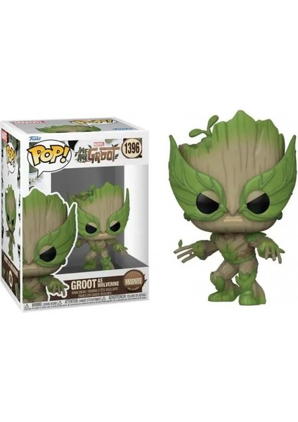 Pop Marvel Groot As Wolverine No: 1396